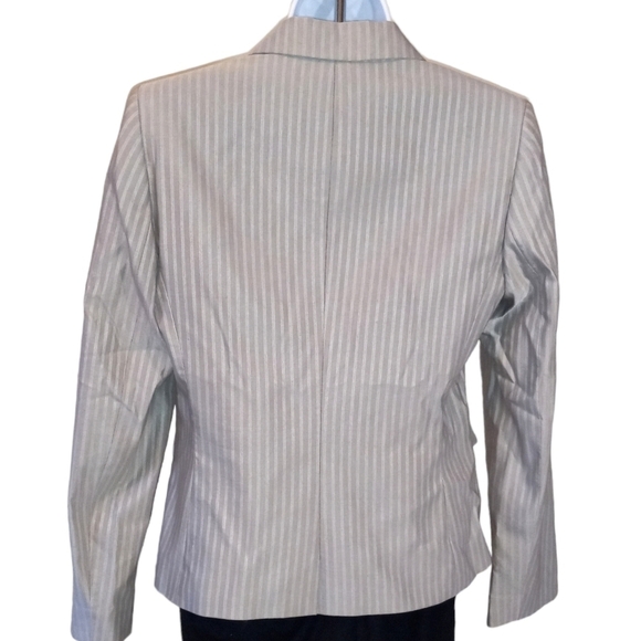 NWT Antonio Melani jacket suit blazer button TAN - Picture 3 of 12